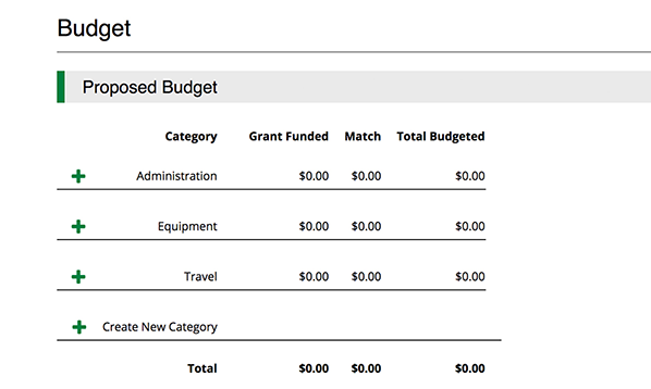 Budget Template